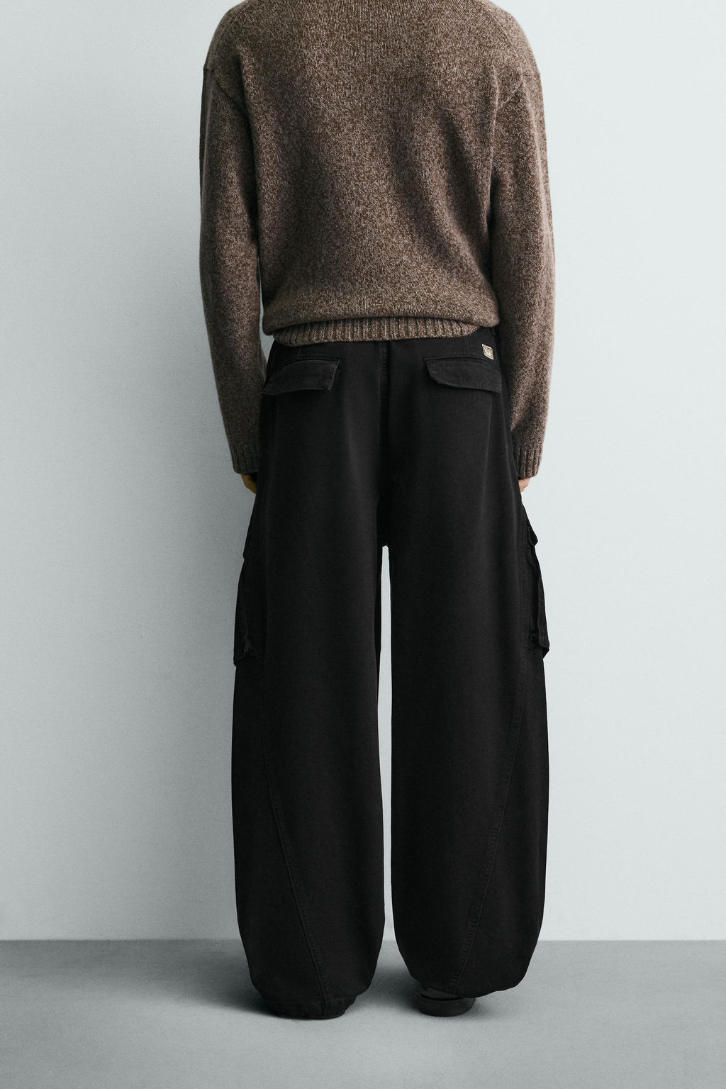 RELAXED FIT CARGO TROUSERS - Zara фото 3