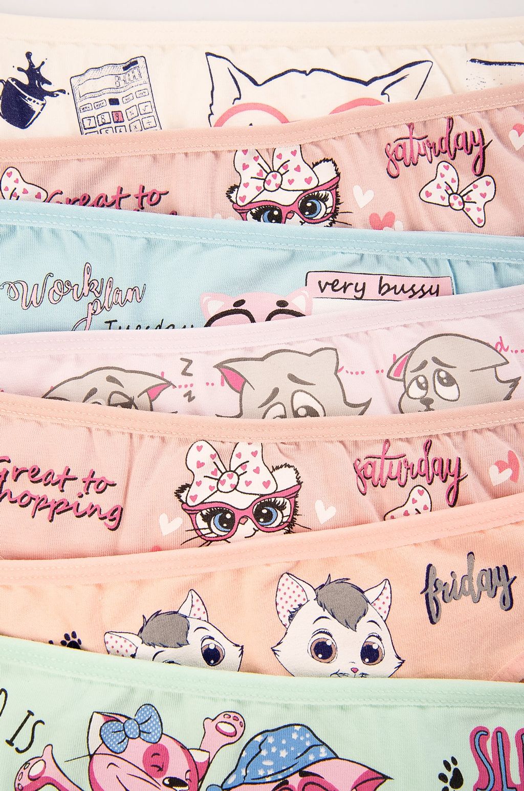 Женские трусы-слипы 7шт. Nicoletta