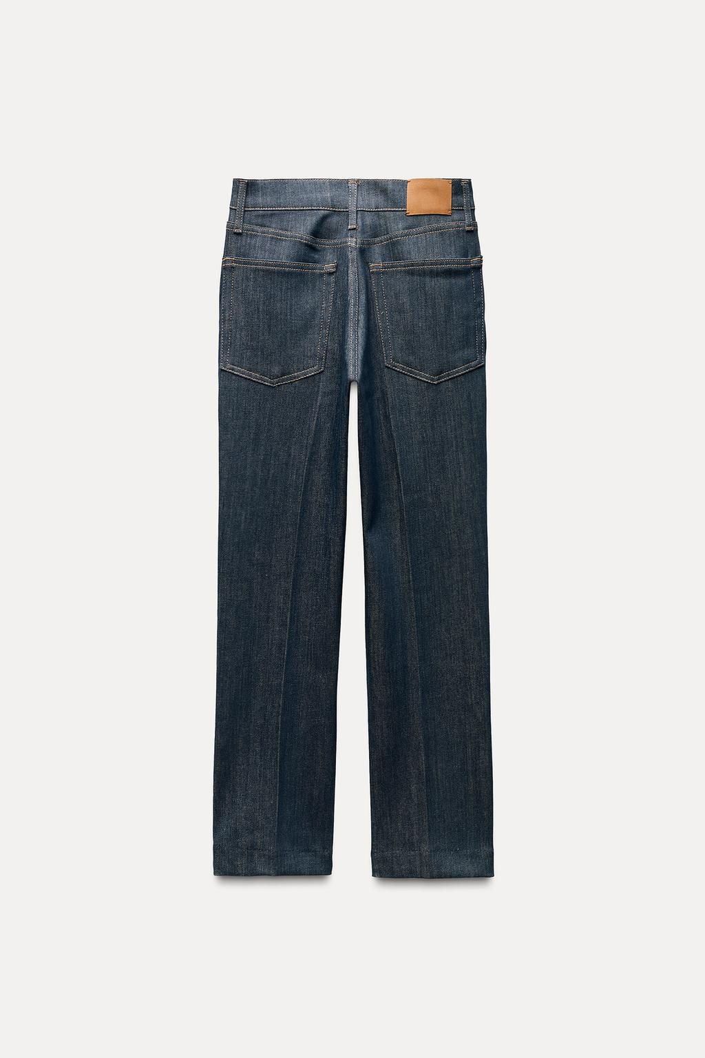 ZW COLLECTION HIGH-WAIST BOOTCUT CROPPED JEANS - Zara фото 16