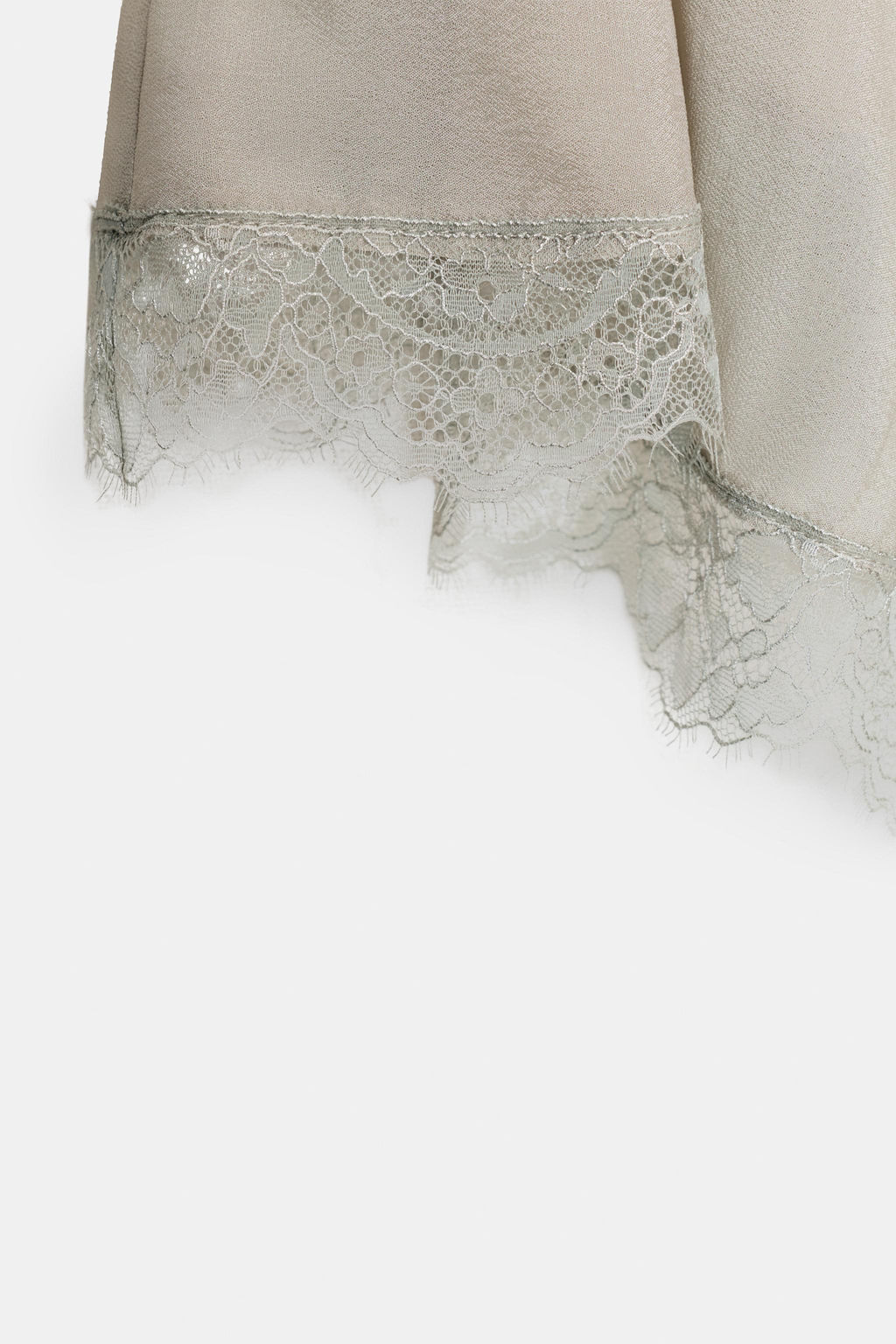 GEORGETTE LACE TOP - Zara фото 7