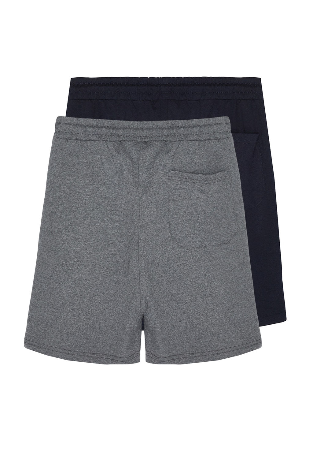 Antrasit-Lacivert Basic Regular/Normal Kesim Duz 2li Paket Sort TMNSS21SR0095