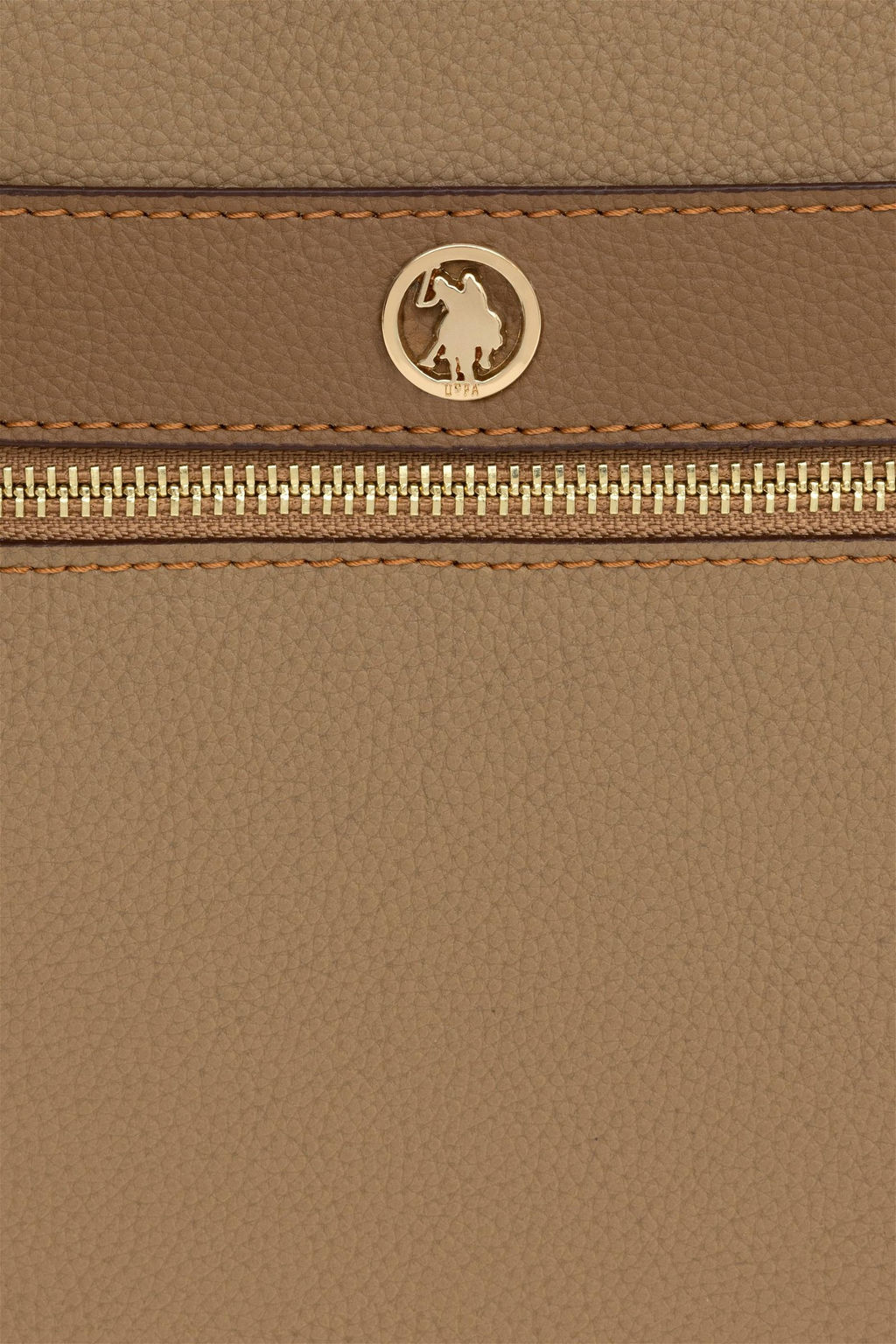 U. S. Polo Assn Женская темно-бежевая сумка - U.s. polo assn фото 6