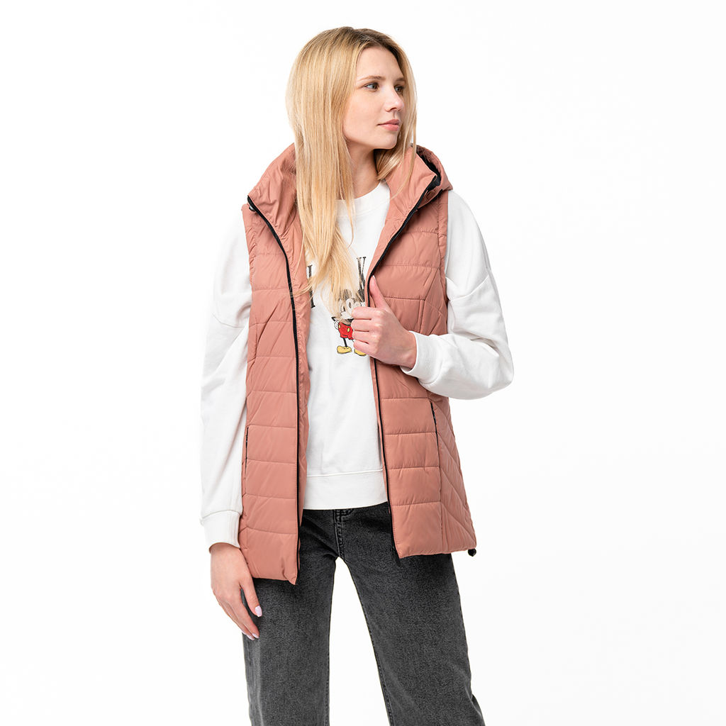 RODOS Жилет женский демисезон М-235/1 Розовый