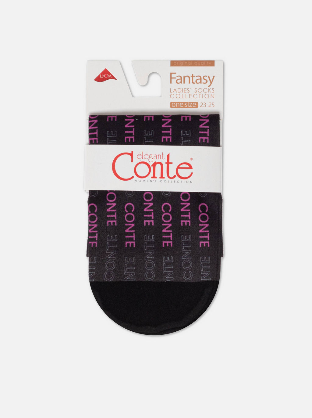 Цена за 2 пары. Носки фантазийные CONTE FANTASY Плотные носки с черным мыском и рисунком CONTE FANTASY - Conte elegant фото 8
