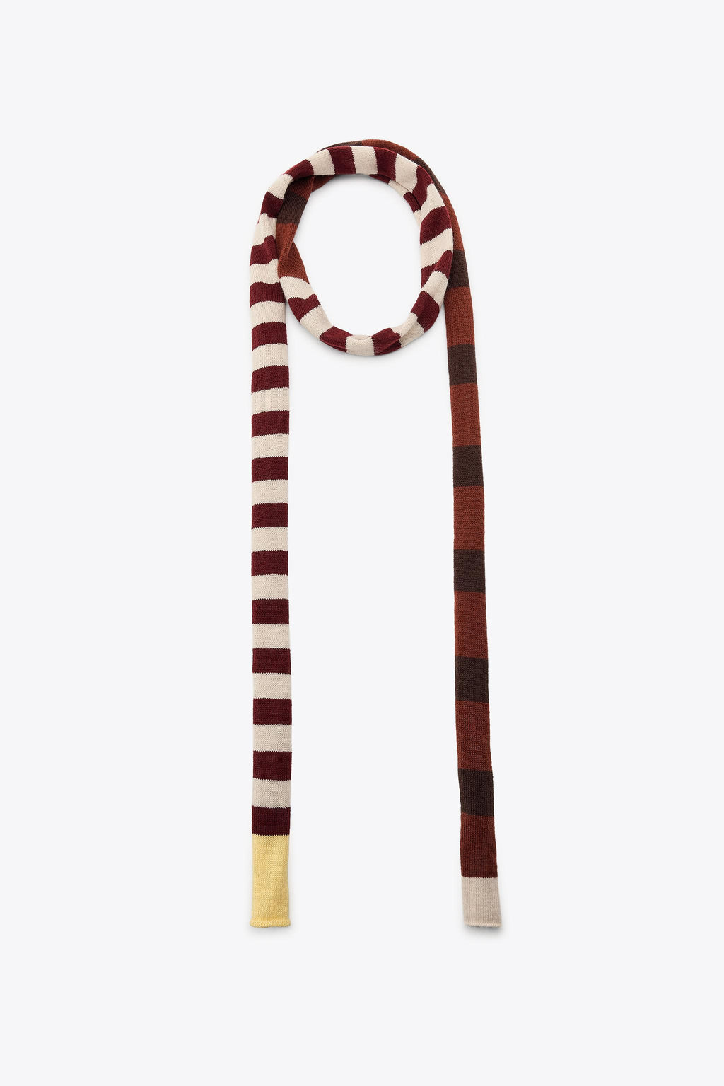 STRIPED KNIT SCARF - Zara фото 3