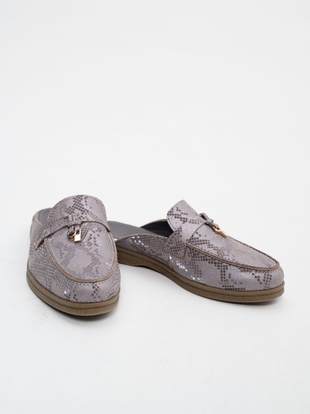 Мюли 1070.2614be.Мамба мутон+коричневый