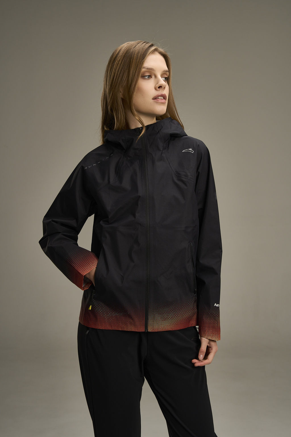 Куртка Черный ADVANCED RUNNING Woven Track Top - Anta фото 4