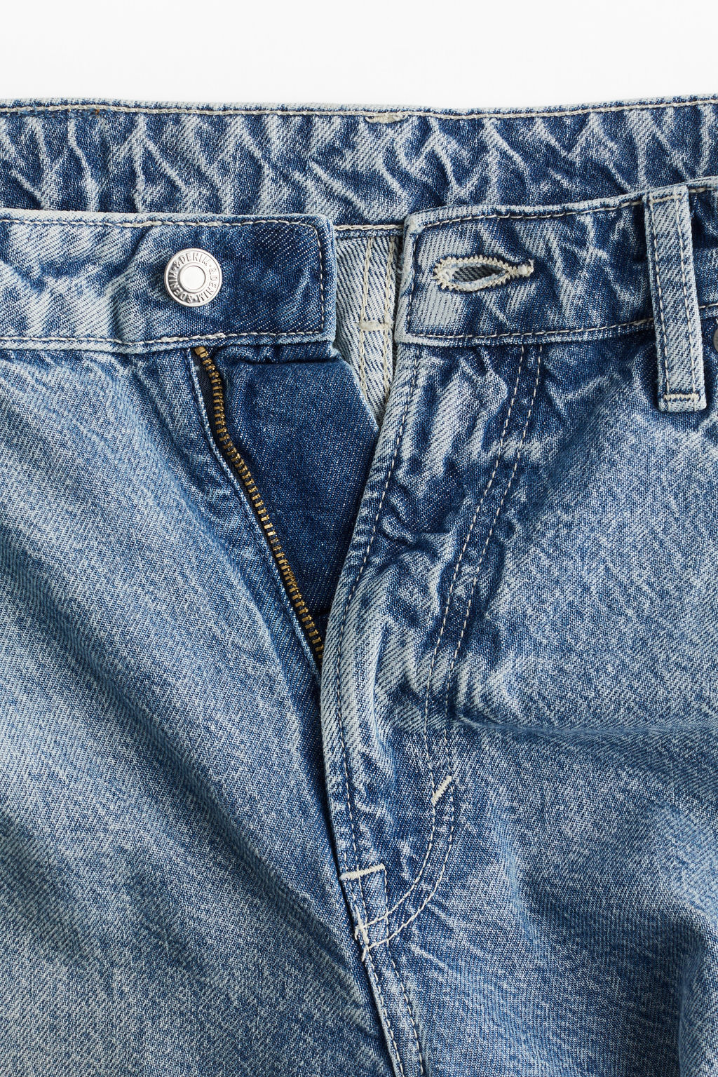 Curvy Fit Baggy High Jeans - H&m фото 5
