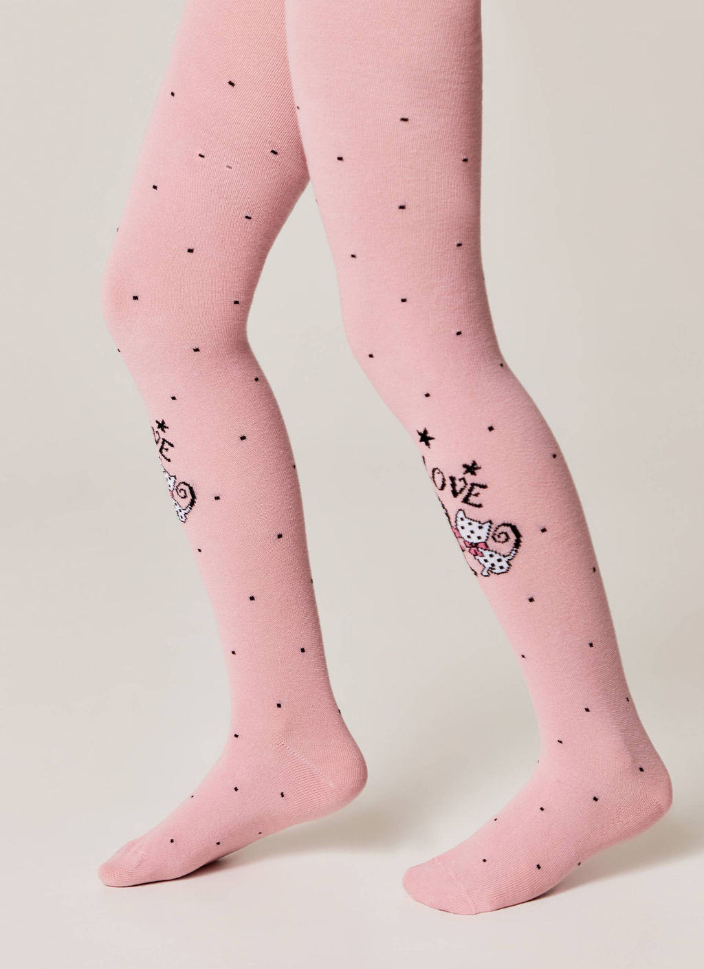 БРЕСТСКИЕ 3280 SCHOOL КОЛГОТКИ ДЕТСКИЕ (рисунок) ПУДРА - Conte elegant фото 3