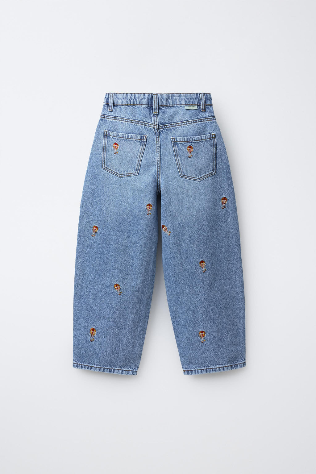 JEANS BALLOON BORDADOS / Azul - Zara фото 3