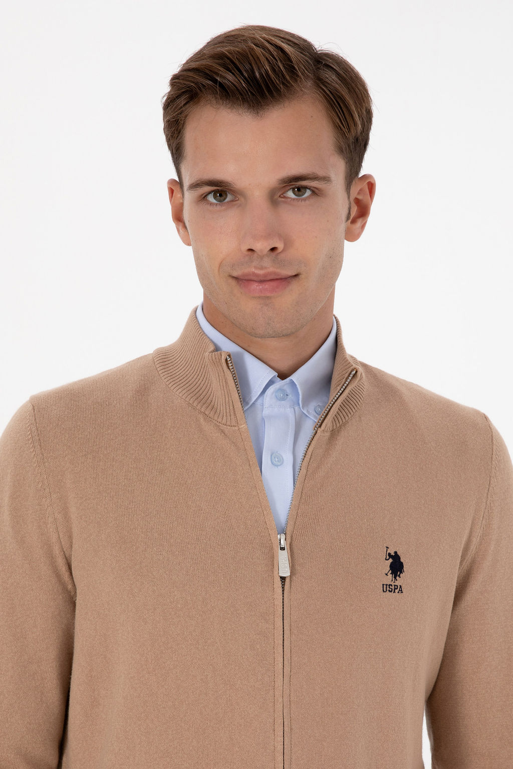 Erkek Camel Melanj Basic Triko HДrka - U.s. polo assn фото 2