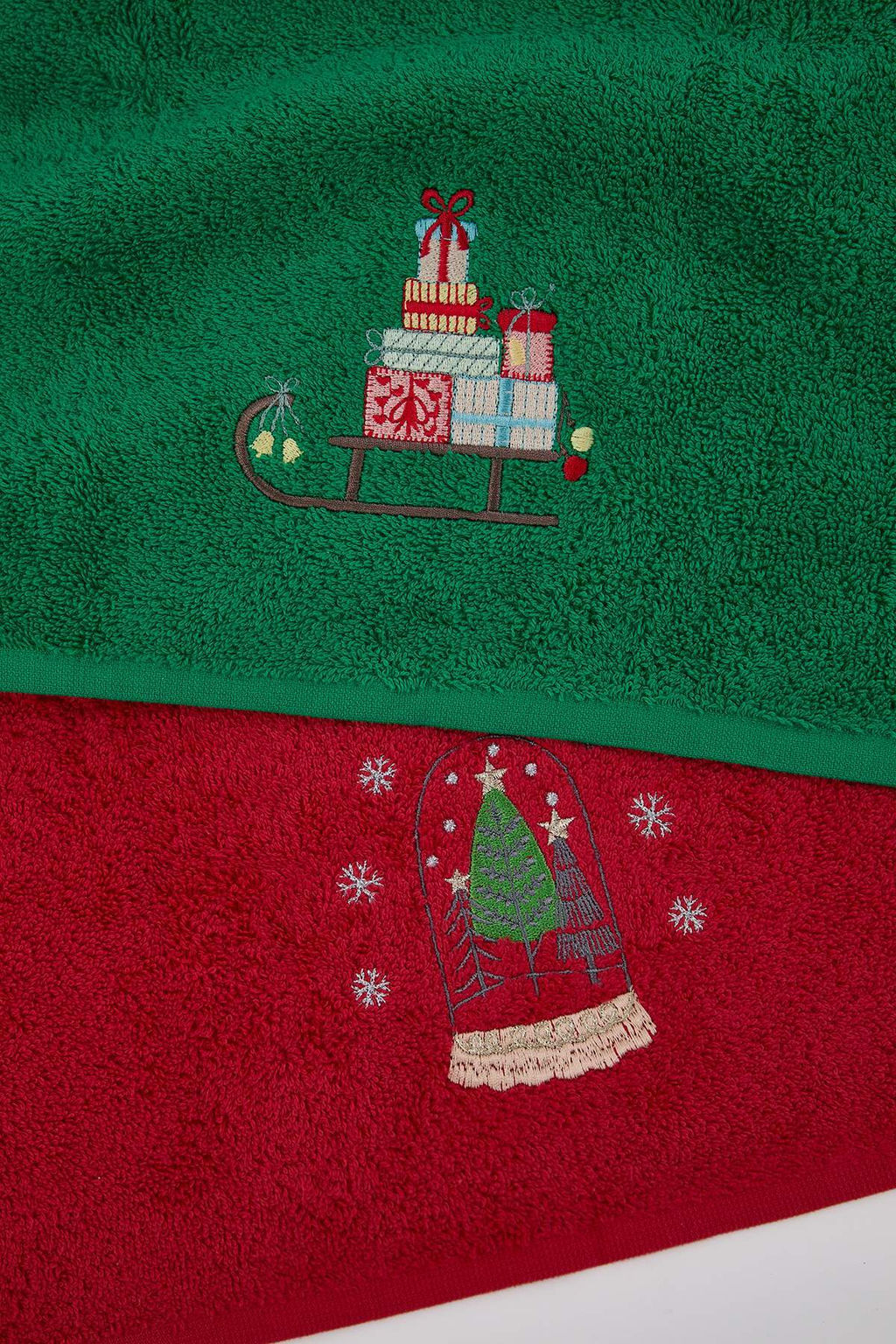 2li Y?lbas? Temal? Nak?sl? Yuz Havlusu 50x80cm TPHAW26HVL00003 - Trendyolmilla фото 6