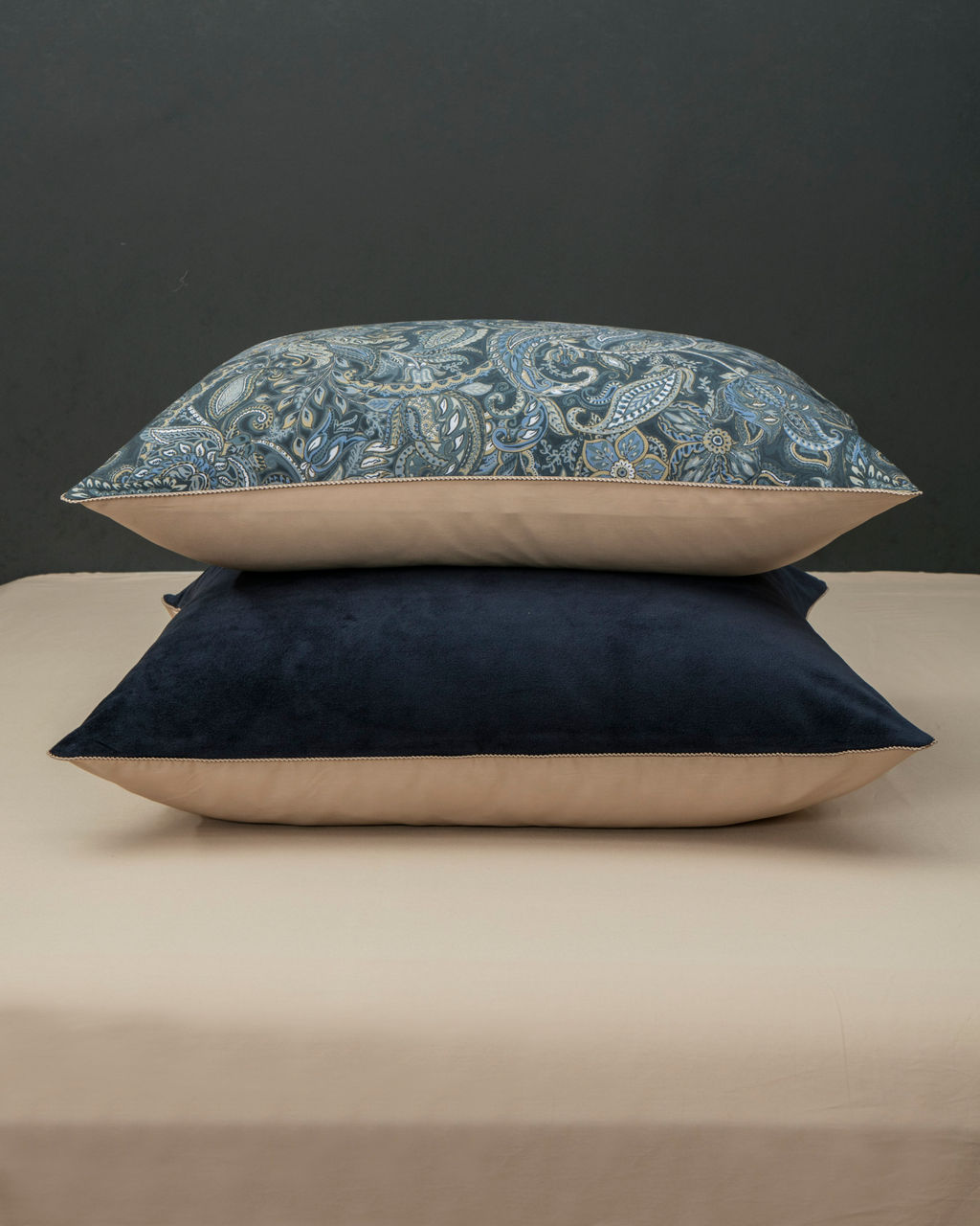 Маркос (индиго бежевый) АВС Cotton комплект - Kazanov.a. фото 2