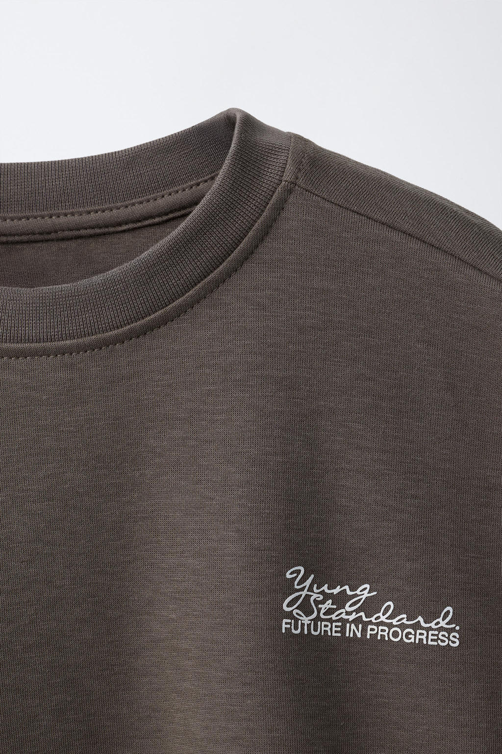 CAMISETA INTERLOCK / Marr?n - Zara фото 3