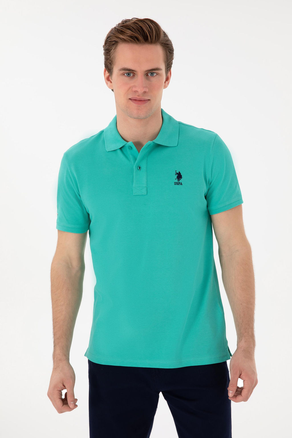 Erkek Slim Fit Polo Yaka Mint Basic Ti__rt Sepette S_rpriz _ndirim - U.s. polo assn фото 3