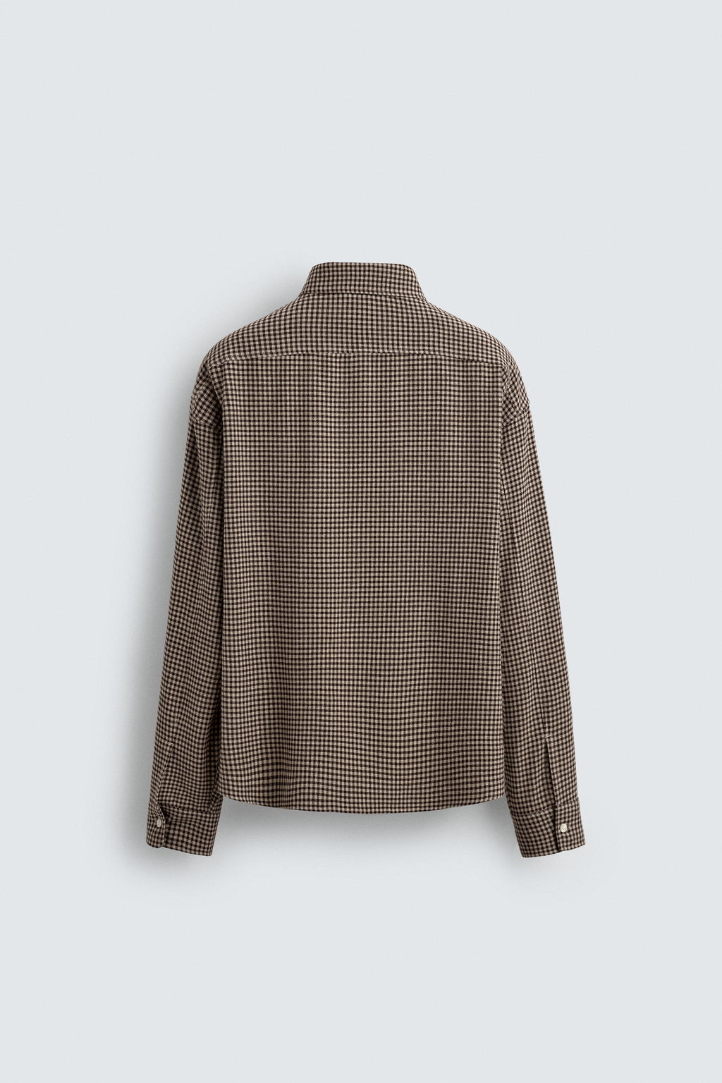 CAMISA RELAXED FIT CUADROS / Arena / Negro - Zara фото 8