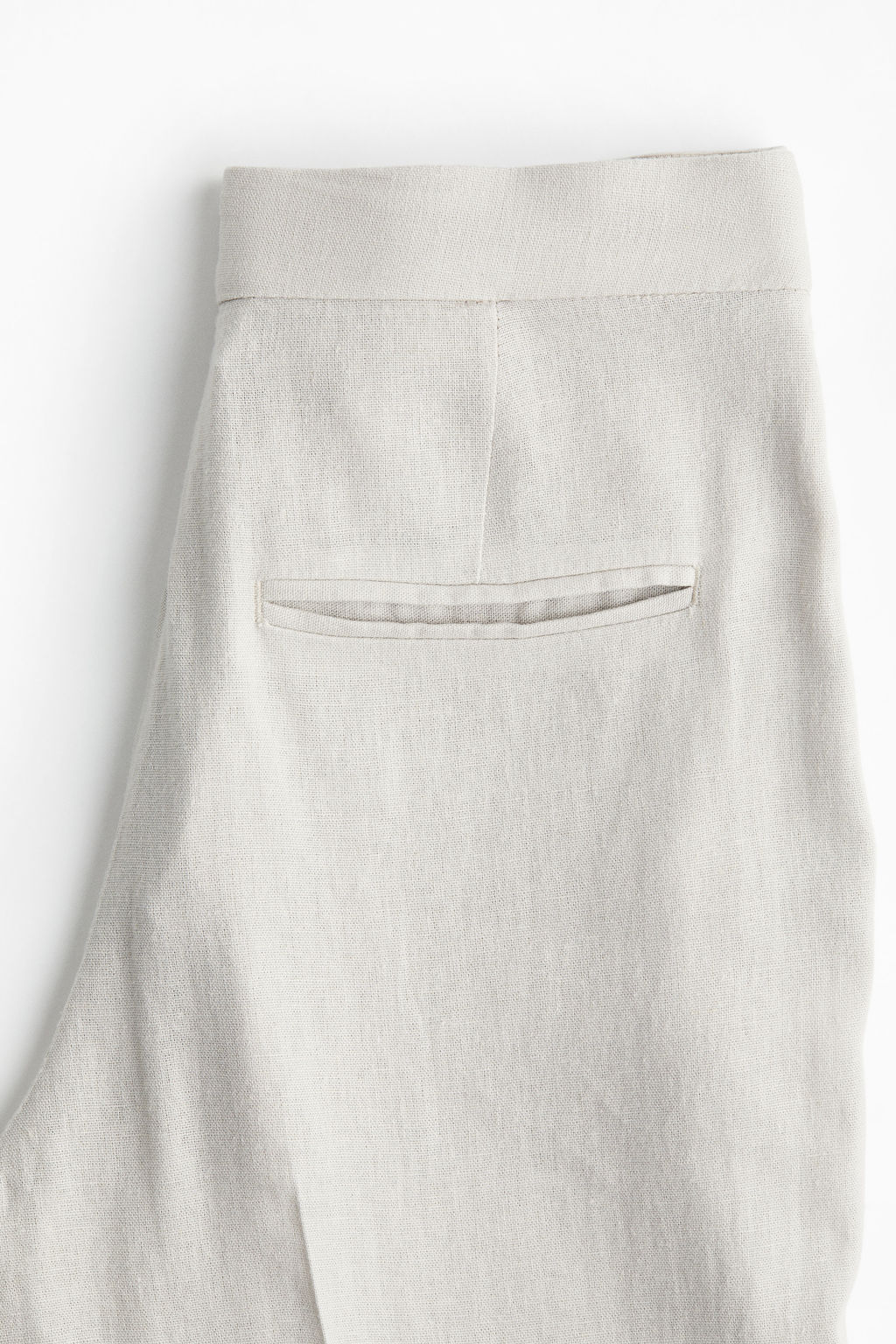Pantal?n bootcut en mezcla de lino - H&m фото 4