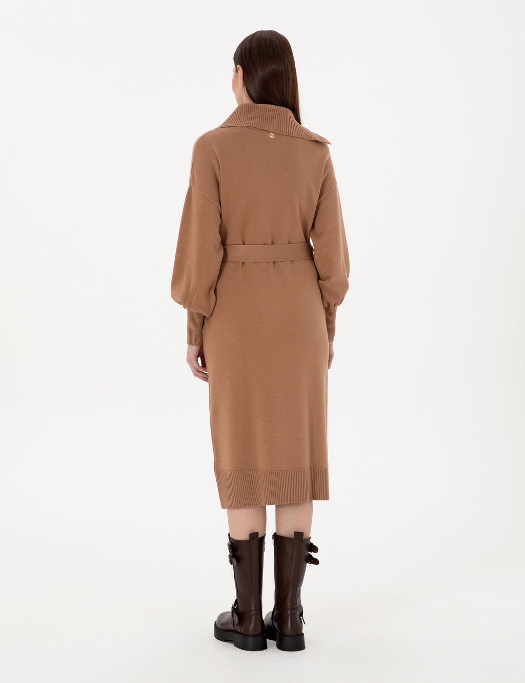 Camel Comfort Fit Triko Elbise - Pierre cardin фото 4
