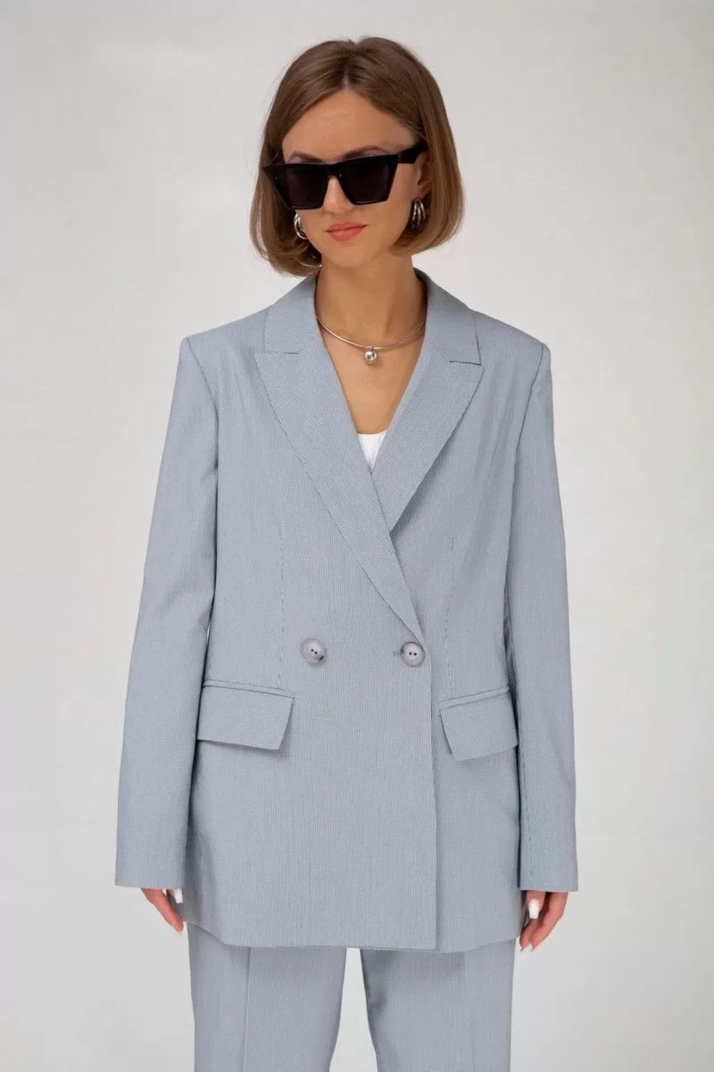 Брючный костюм 4041/1 двойка Новый год