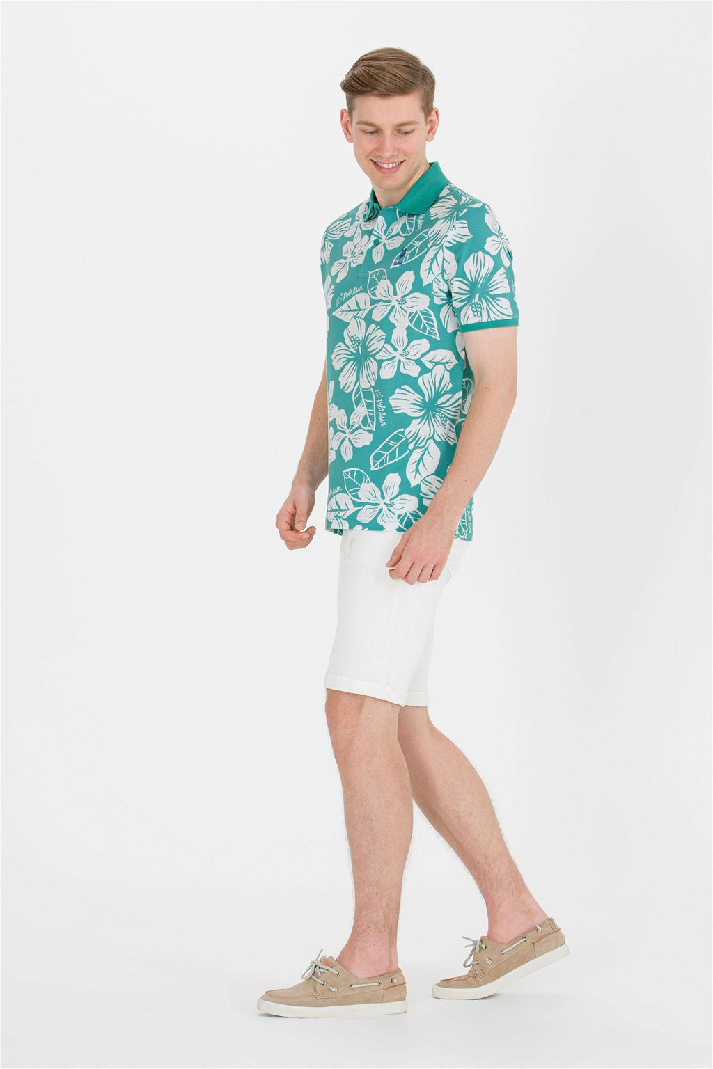 U. S. Polo Assn Мужская мятная футболка-поло - U.s. polo assn фото 12