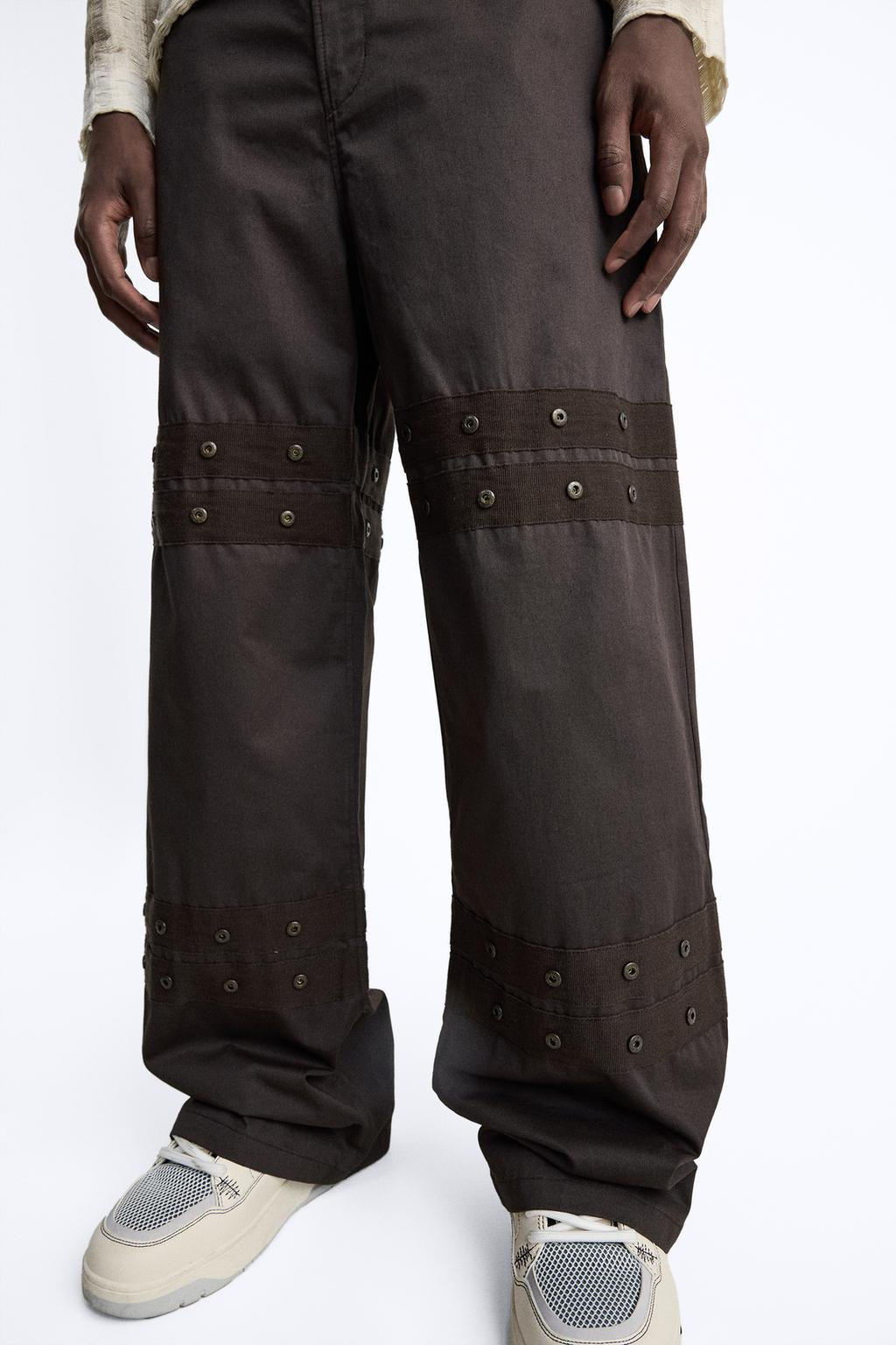 TROUSERS WITH CONTRAST STRIPES - Zara фото 5