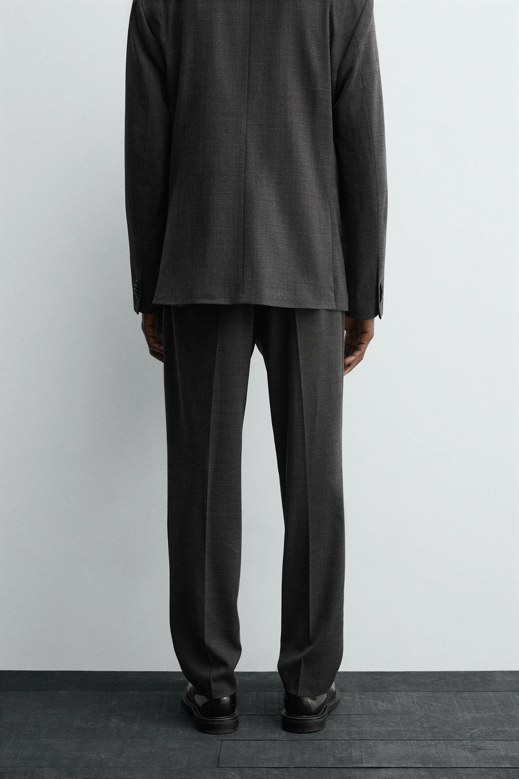 TEXTURED SUIT TROUSERS - Zara фото 12