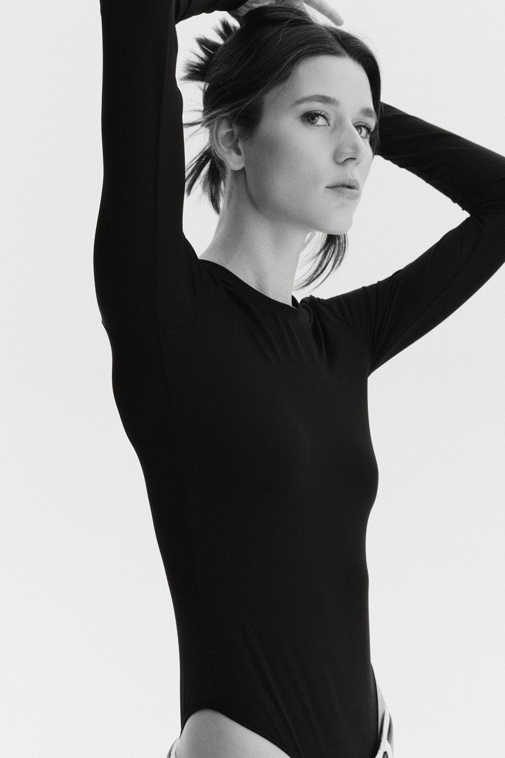 Body de manga larga en microfibra - H&m фото 6