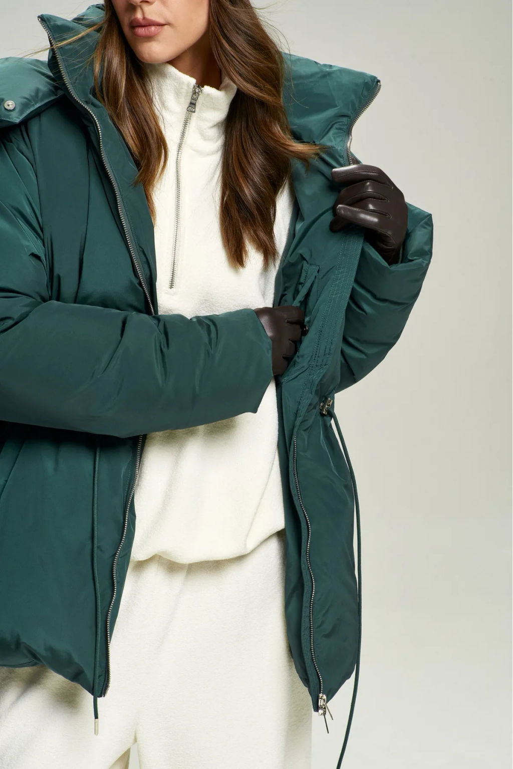 Пуховик на кулиске Pine Green - Erist store фото 4