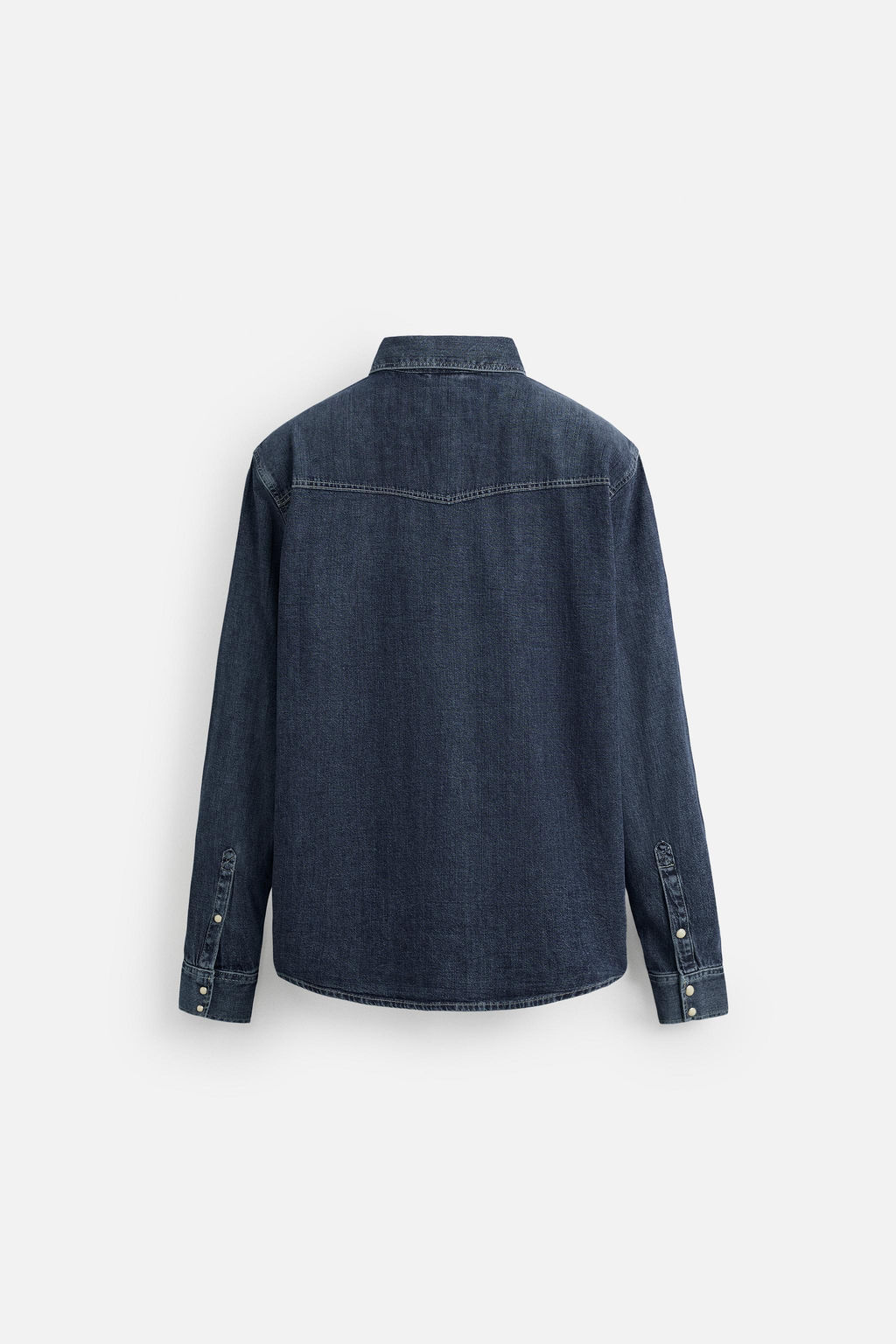 WESTERN DENIM SHIRT WITH POCKETS - Zara фото 43