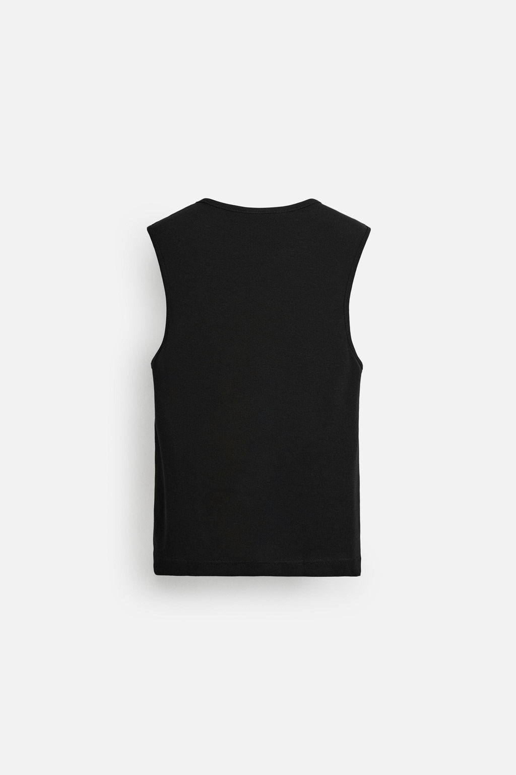 RIBBED TANK T-SHIRT - Zara фото 8