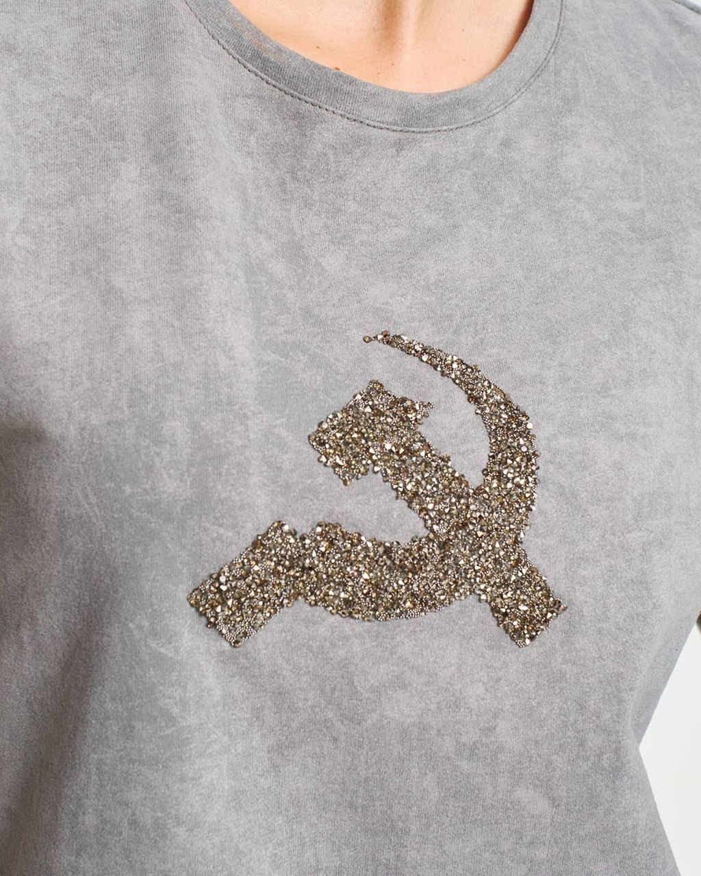 Футболка варёнка серп и молот FSM001 - Sahar art lab фото 2