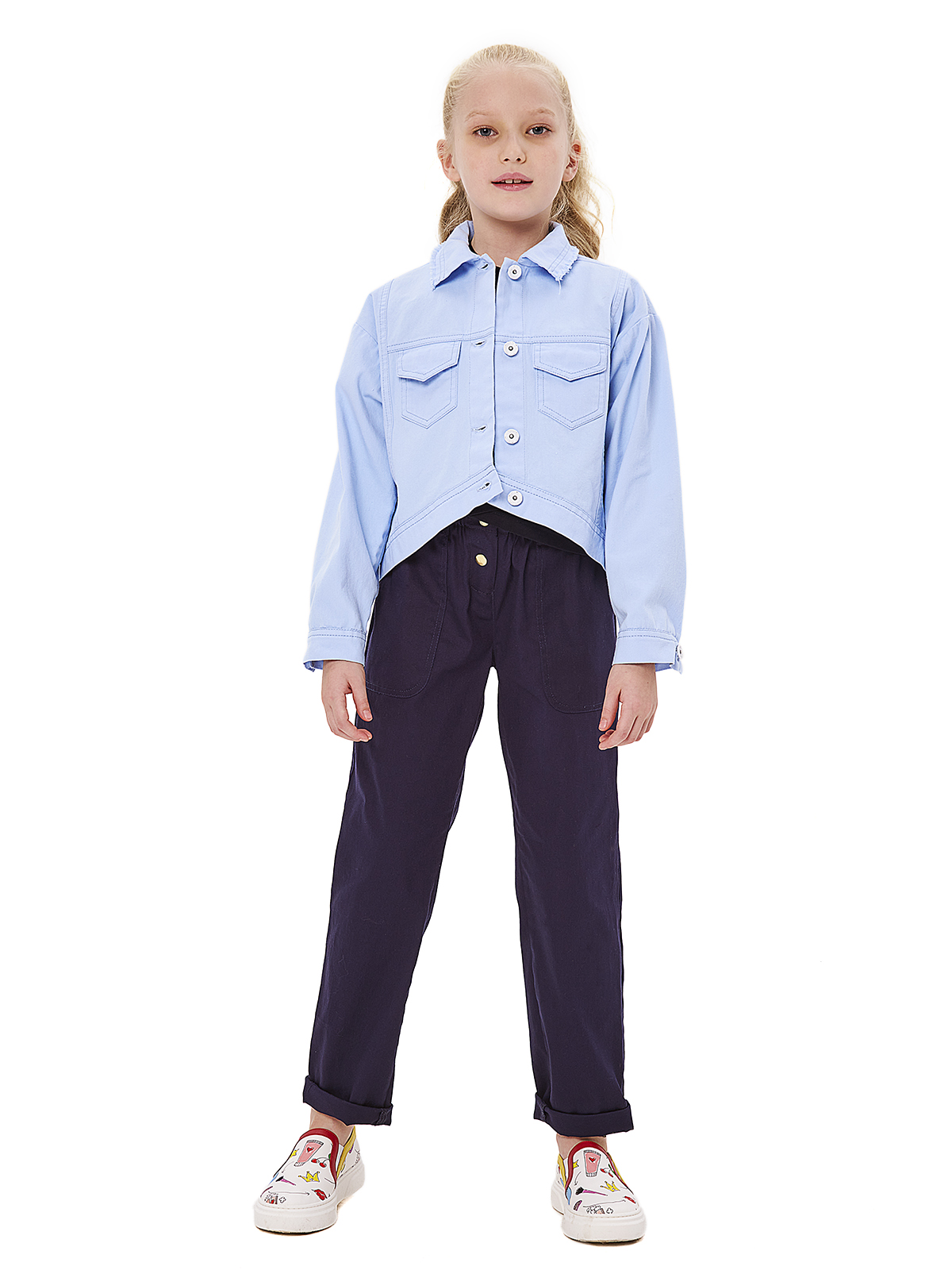 Куртка д/дев О55541 - Карамелли фото 6