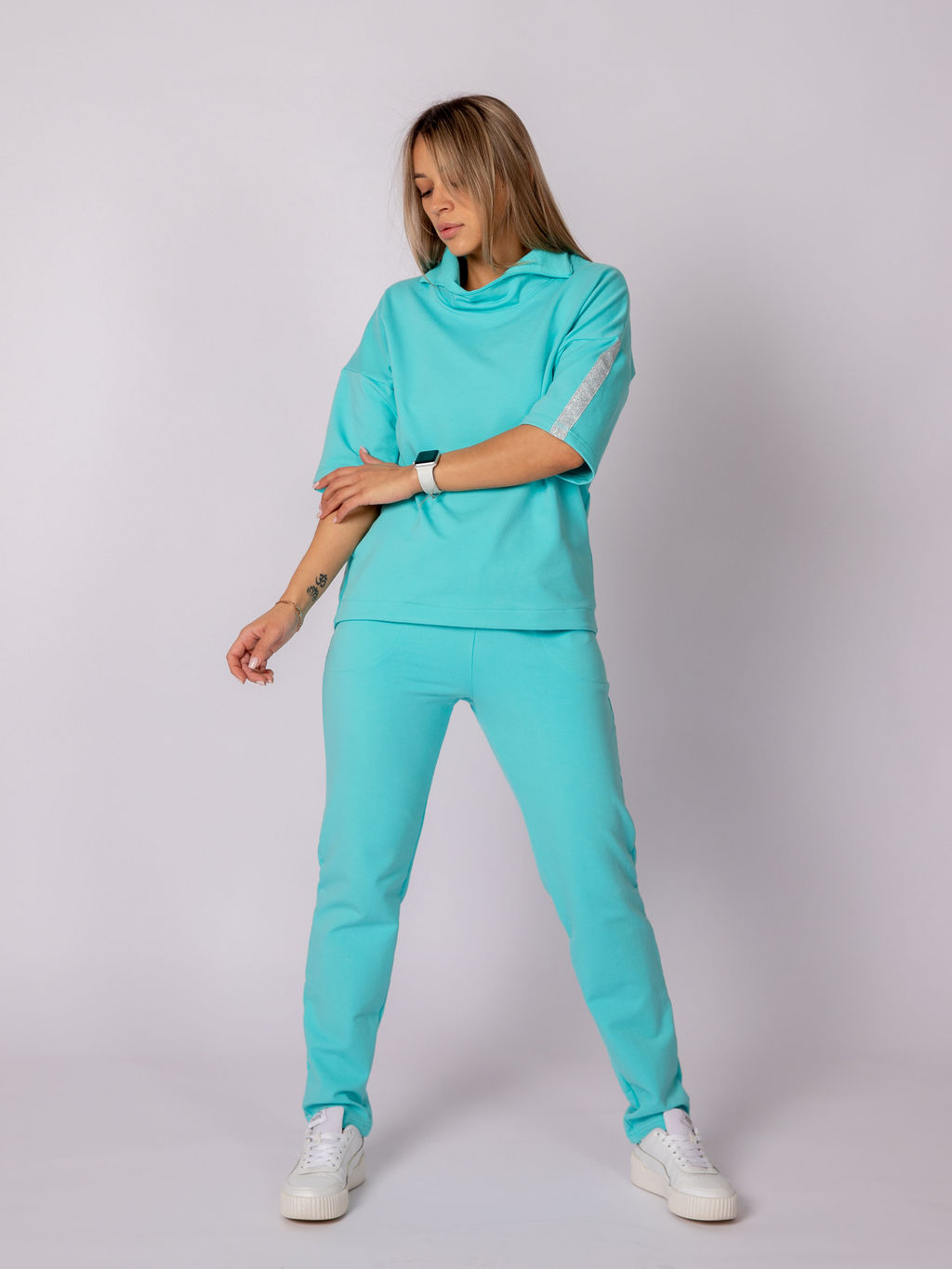 Женский Спортивный костюм ЛЕЙЛА, бирюза от Спортсоло