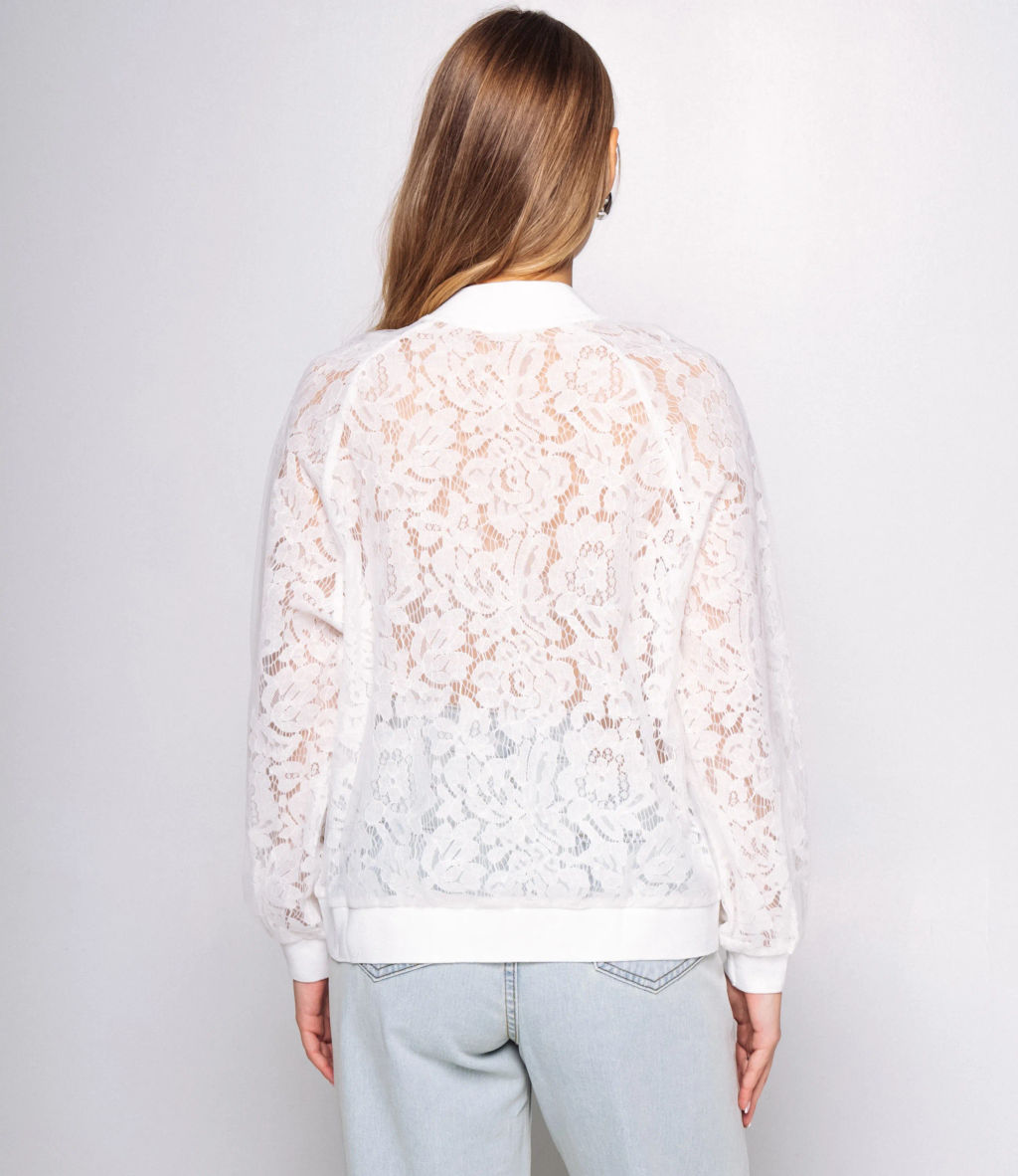 Бомбер #КТ001 (14), белый - Dommod фото 3