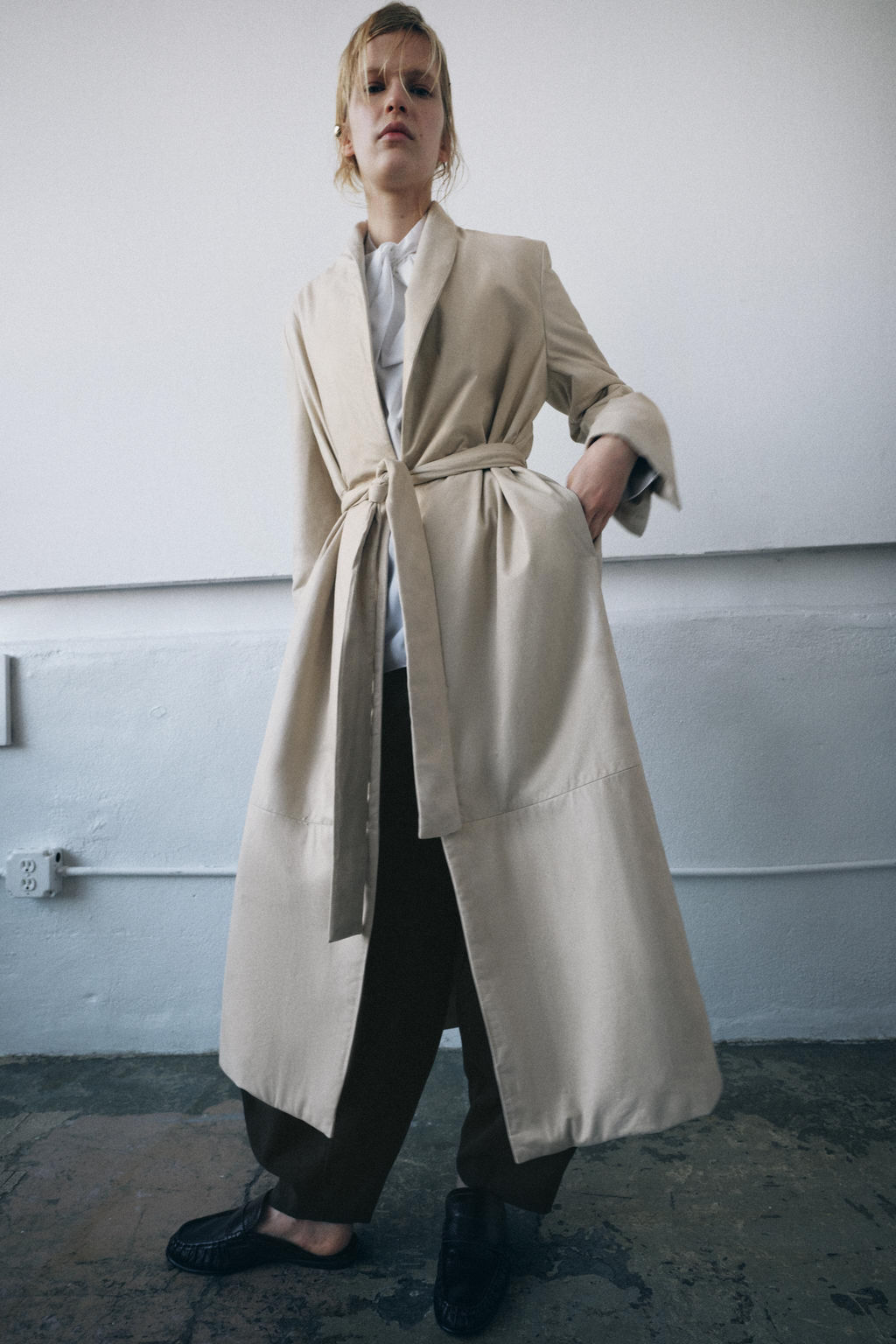 QUILTED LEATHER COAT ZW COLLECTION LIMITED EDITION - Zara фото 16