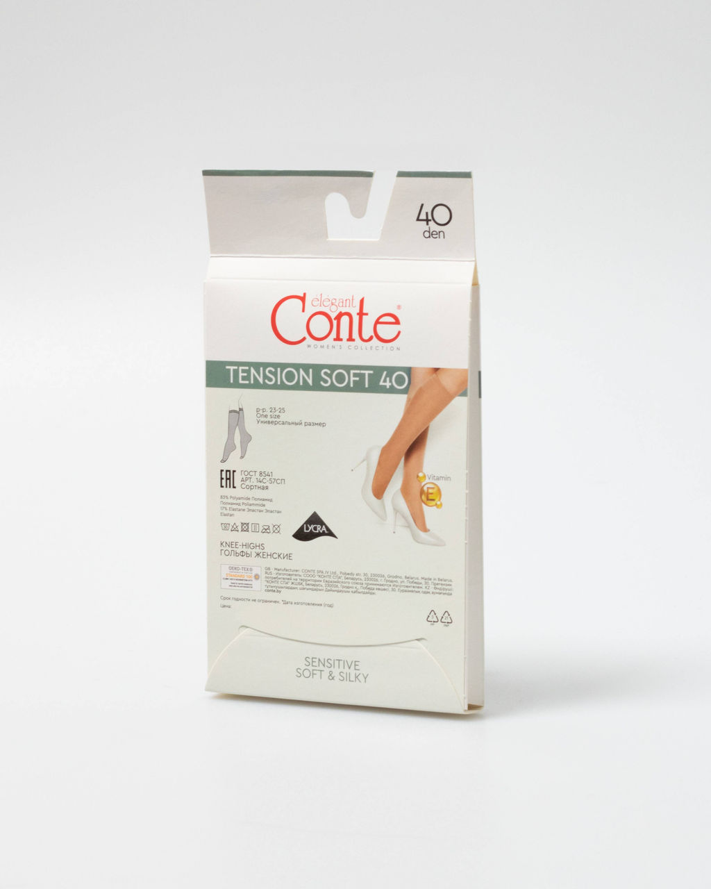 CONTE TENSION SOFT 40 (1 пара) natural 14С-57СП - Conte elegant фото 17