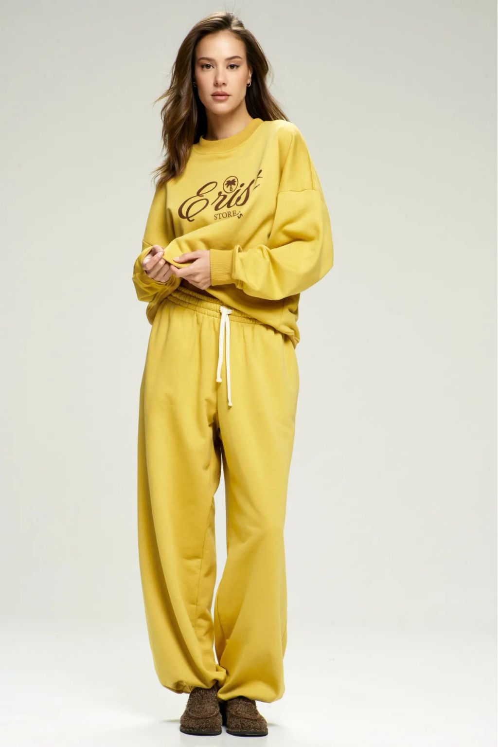 Джоггеры Oversize Soft Yellow - Erist store фото 3