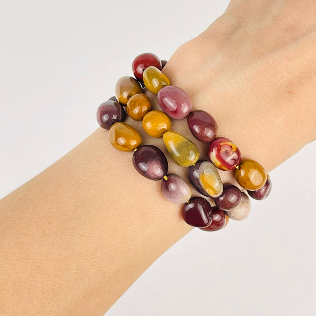 Бусины для украшений из Яшмы (Мукаит) (галтовка) 40 см