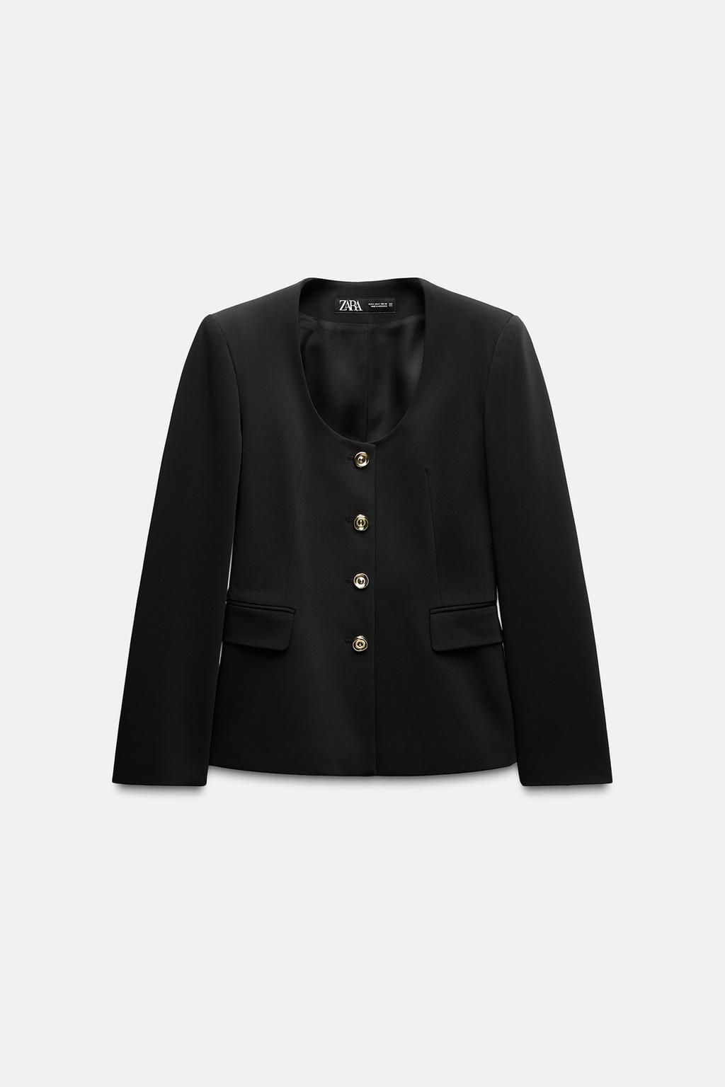 SCOOP NECK BLAZER - Zara фото 5