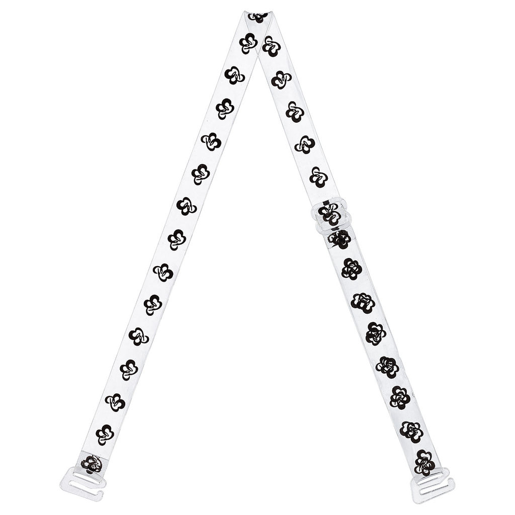 Бретели (пара) Gamma BR-1036 в пакете 10 мм 10 пар СК/Распродажа черный