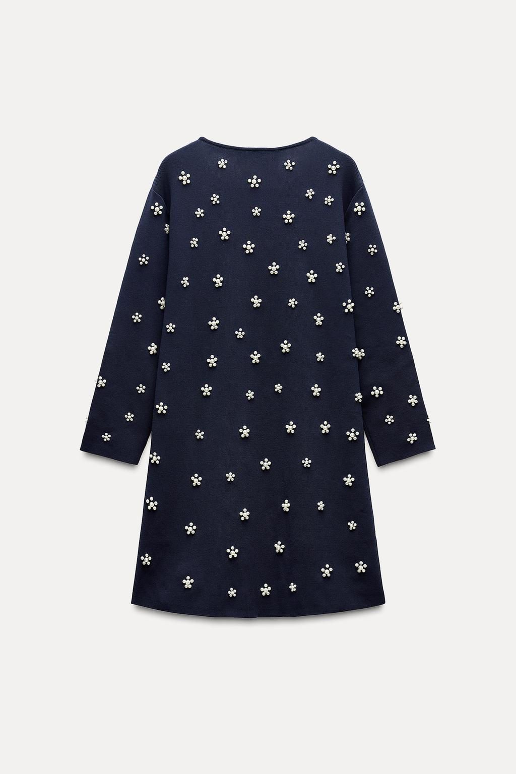 FAUX PEARL MINI DRESS - Zara фото 4