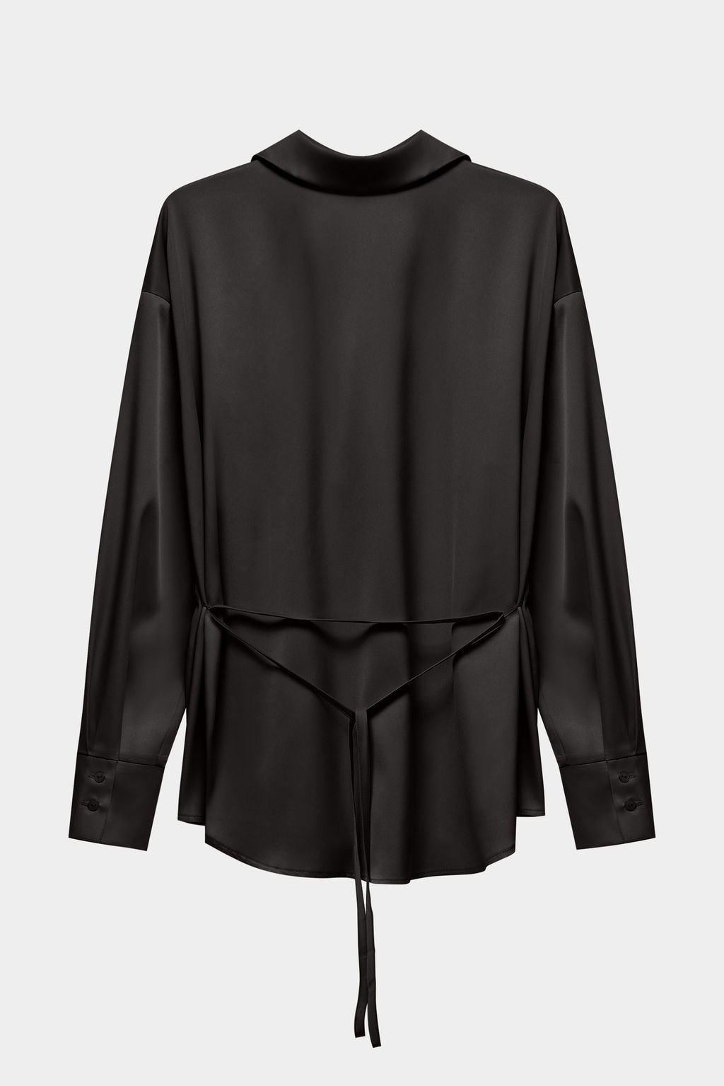 Рубашка из сатина с завязками - Mollis фото 6