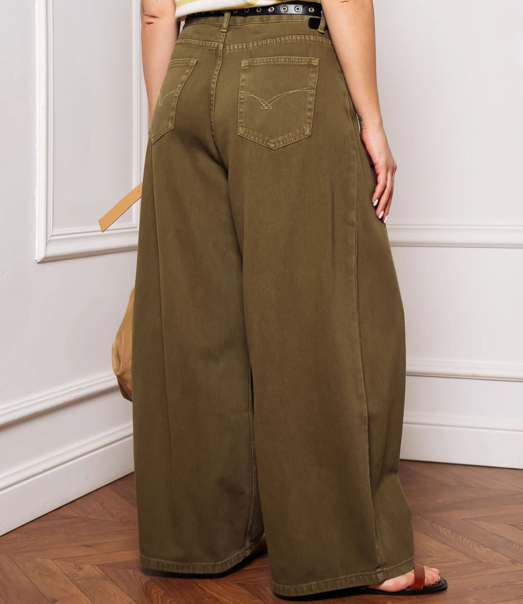 Джинсы #КТ8512 (2), хаки - Dommod фото 4