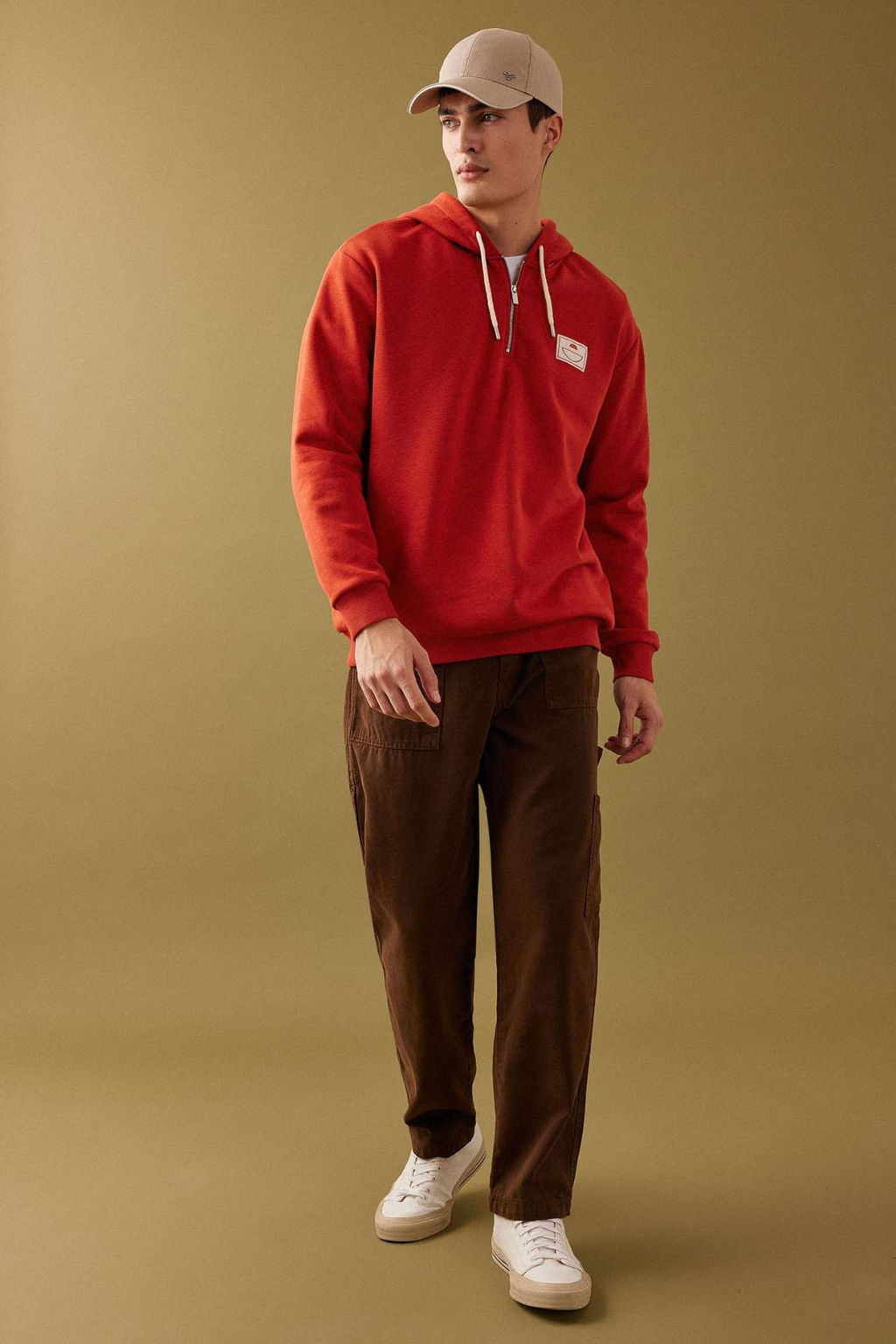 Yazl?k Kanvas Pantolon Straight Fit Normal Kal?p Normal Bel Boru Paca Basic Duz Cepli - Defacto фото 4