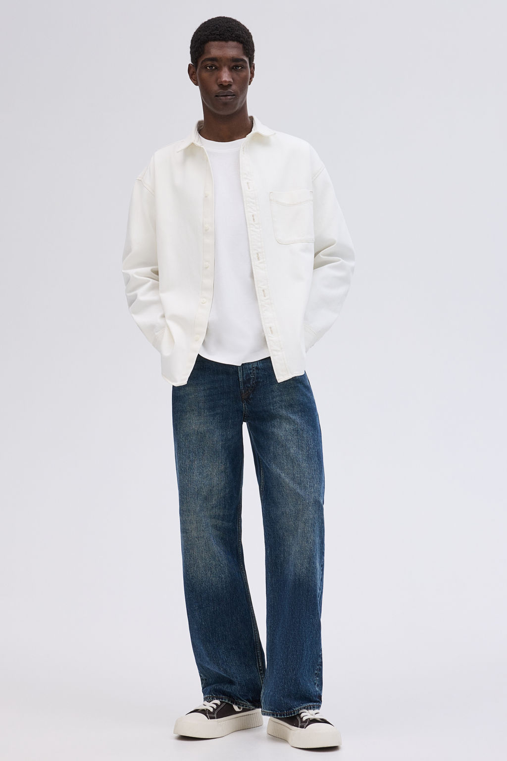 Loose Straight Jeans - H&m фото 9
