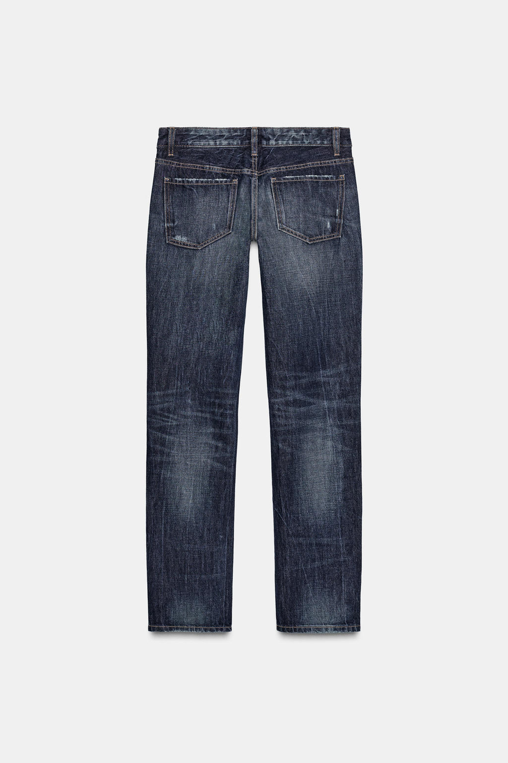 TRF LOW-RISE STRAIGHT JEANS - Zara фото 10