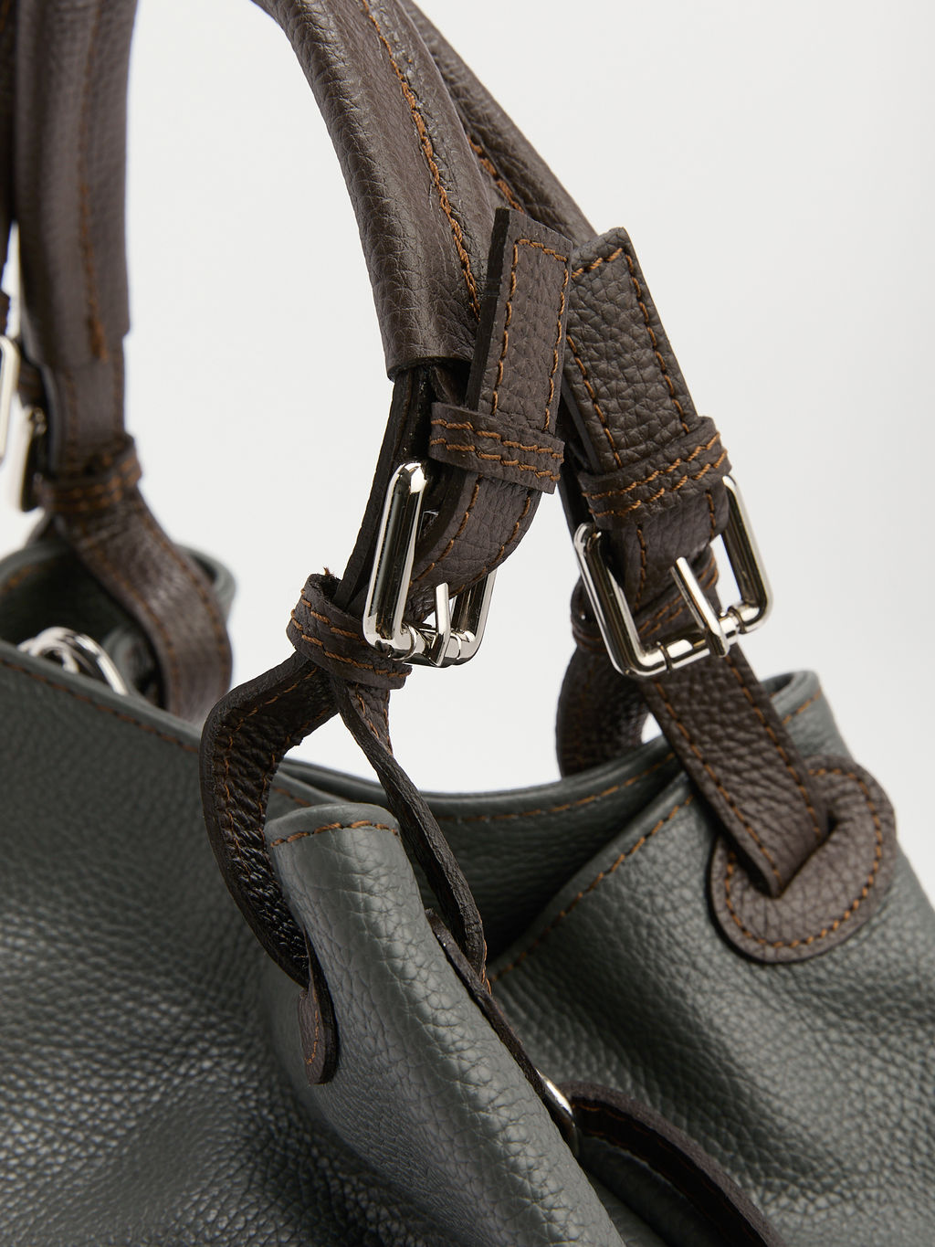 Женская сумка с ручками DIVAS BAG Артикул 2955032, темно-серый - Tendance фото 5