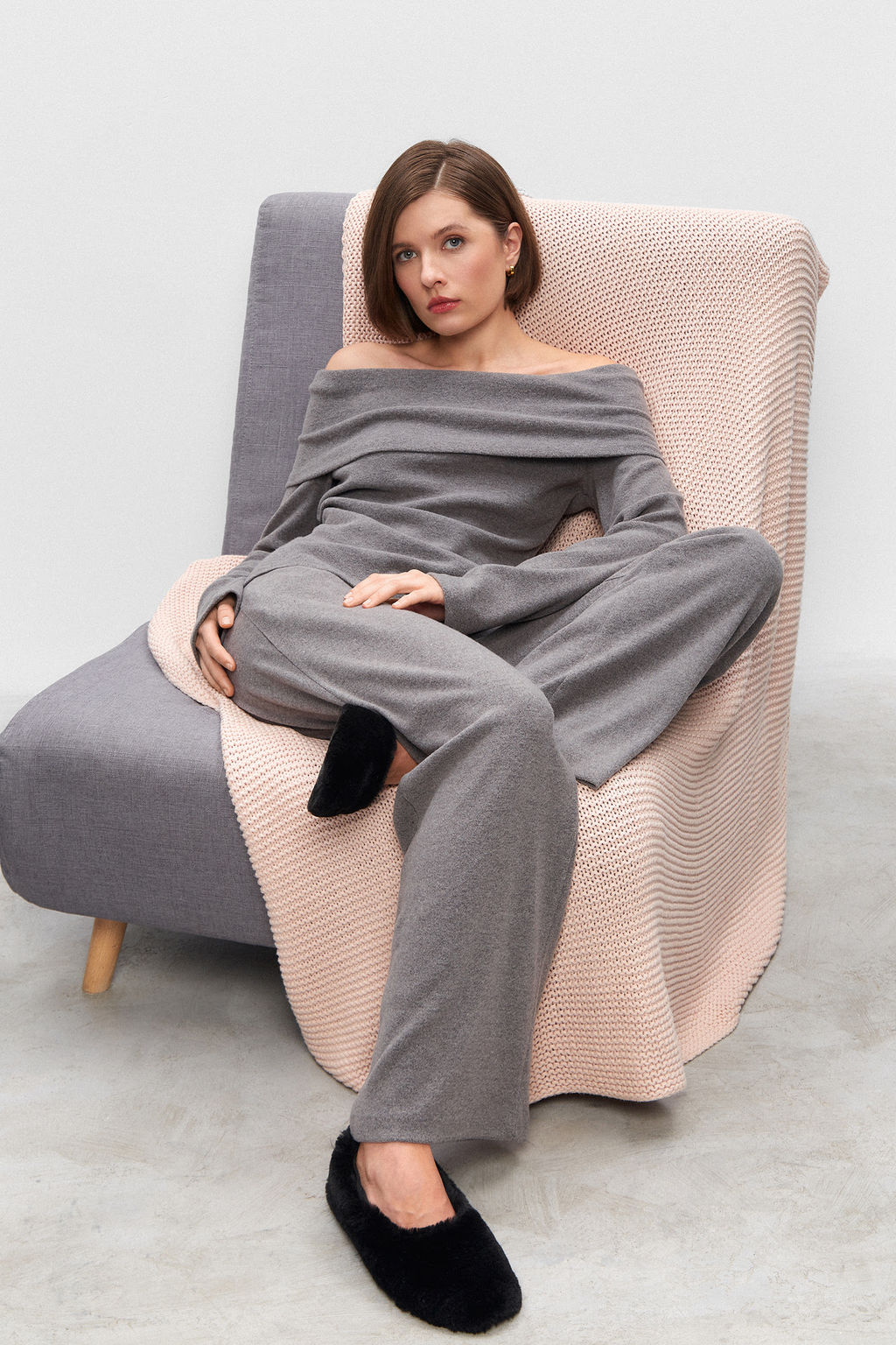 Брюки прямые из трикотажа - Mollis фото 4