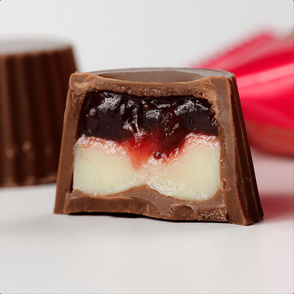 Конфеты шоколадные Шоколадно-клубничные (Короткий срок годности) - Абаканские Сласти фото 2