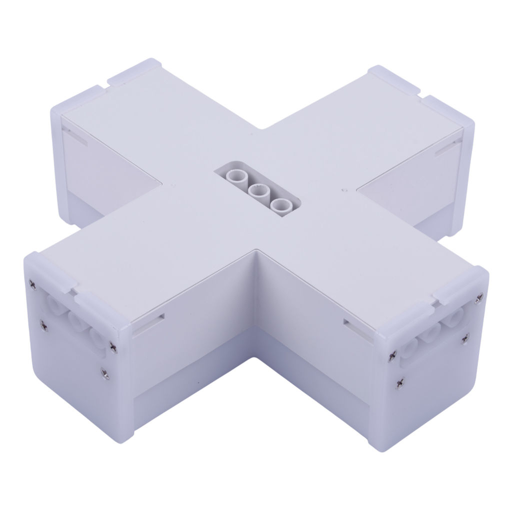 ULO-N11X-12W/4000K IP40 WHITE Светильник светодиодный X-образный. Белый свет (4000K). 1200Лм. Алюминий. Цвет белый. TM Uniel
